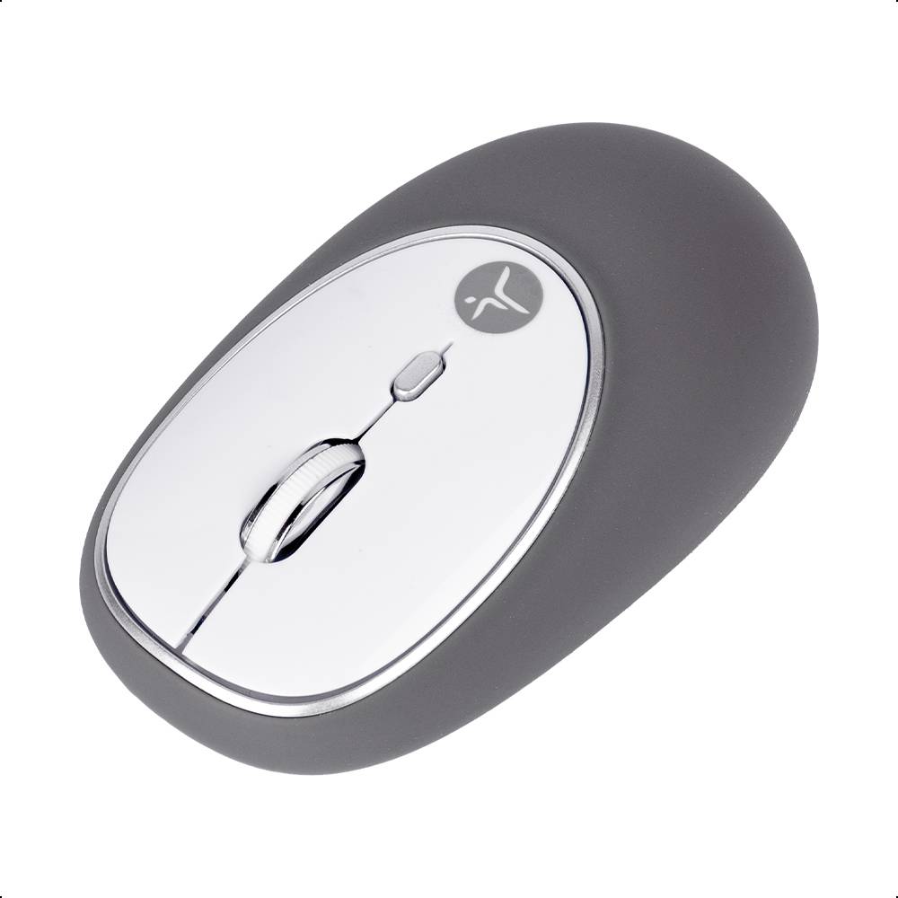 Mouse Inalámbrico de gel  Jelly - Mate Grey Techzone TZACMOI16 - 1200DPI, con batería AAA incluida, 3 botones con alcance de 10 m Mouse Inalámbrico de gel  Jelly - Mate Grey Techzone TZACMOI16 - 1200DPI, con batería AAA incluida, 3 botones con alcance de 10 m